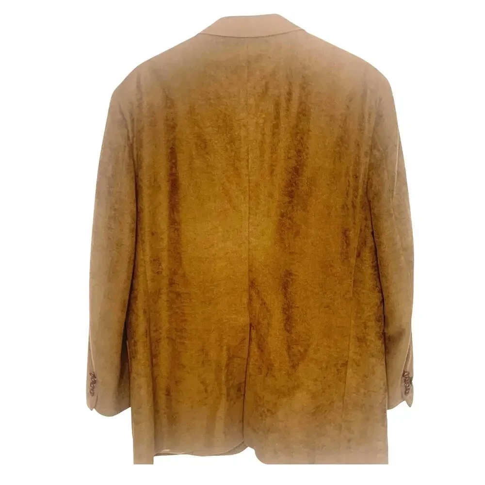 Vintage McGregor Sport Coat 44R Mens Brown Sueded 2 Button Single Vent USA